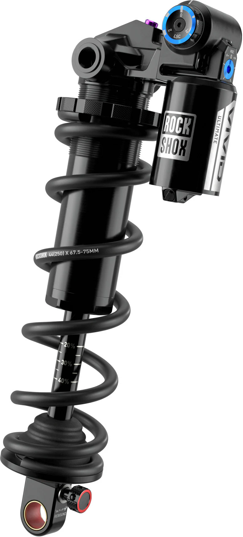 Vivid Coil Ultimate DH RC2 D1, Trunnion/Standard - 225 mm