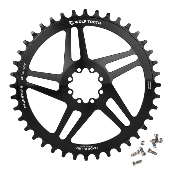 Sram Direct Mount Kettenblatt, Standard 45mm/Offset 6mm Drop Stop B - black