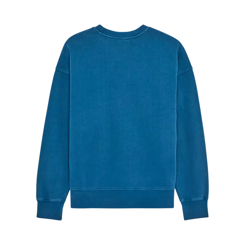 Wordmark Oversized Fleece Crew - Twilight Blue - Image 4