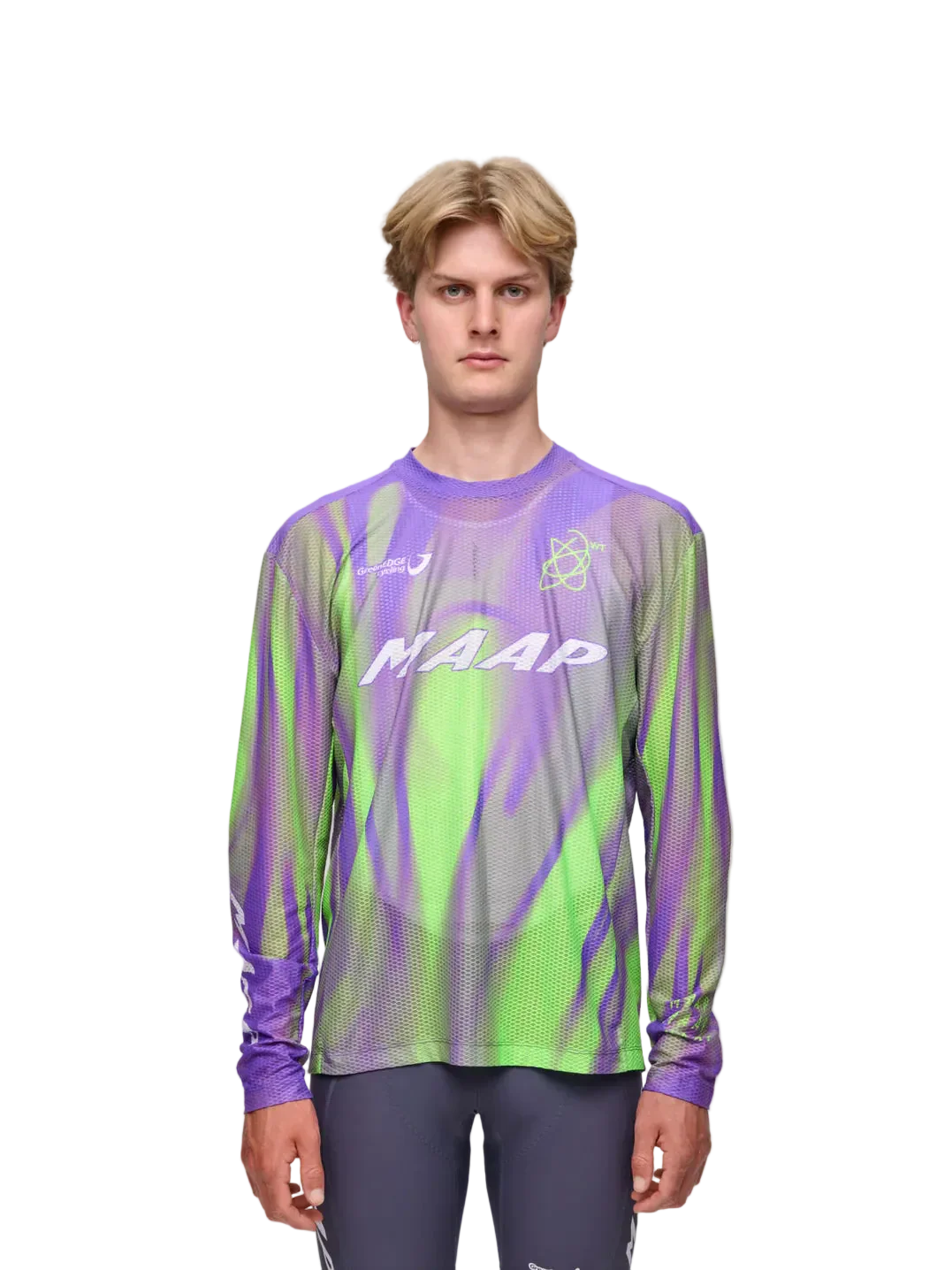 Worldtour 26 Mesh LS Tee - Blackout Glow - Image 2