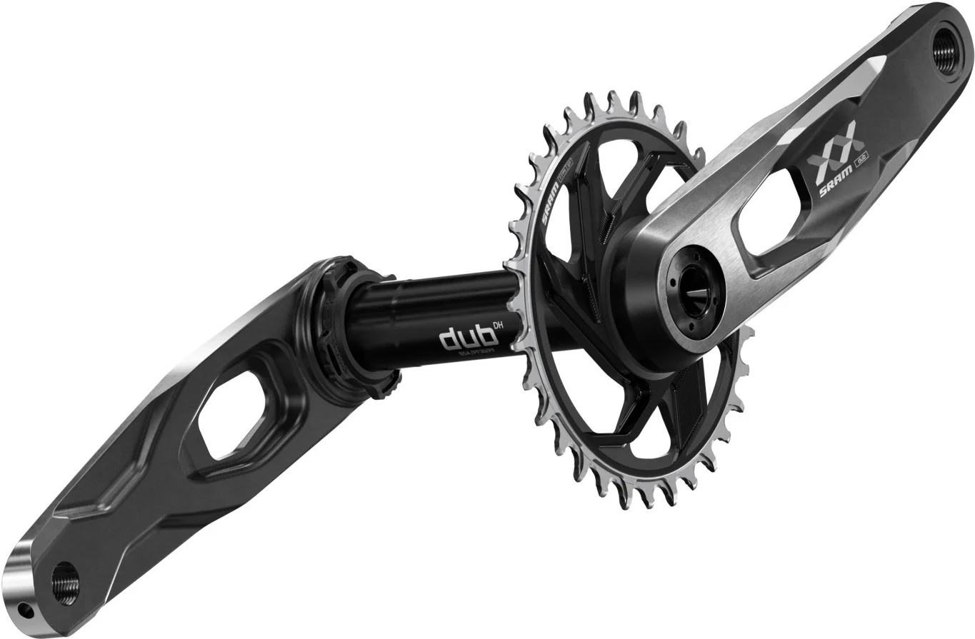 XX DH T-Type Kurbelgarnitur, 55mm, 7-fach - schwarz - Image 2