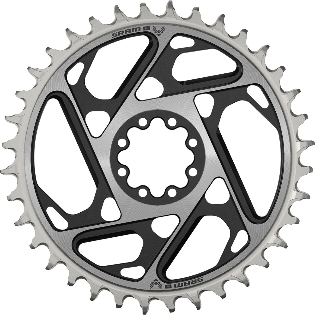 XX SL Eagle T-Type Kettenblatt, DM 0 mm Offset - schwarz/silber - Image 3