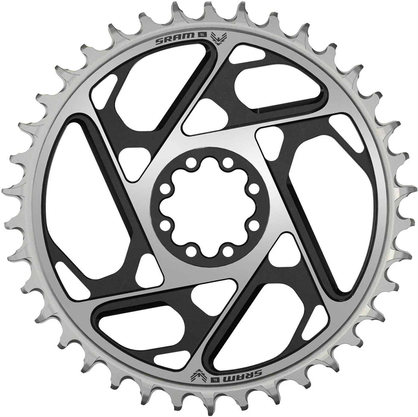 XX SL Eagle T-Type Kettenblatt, DM 3 mm Offset - schwarz/silber - Image 4