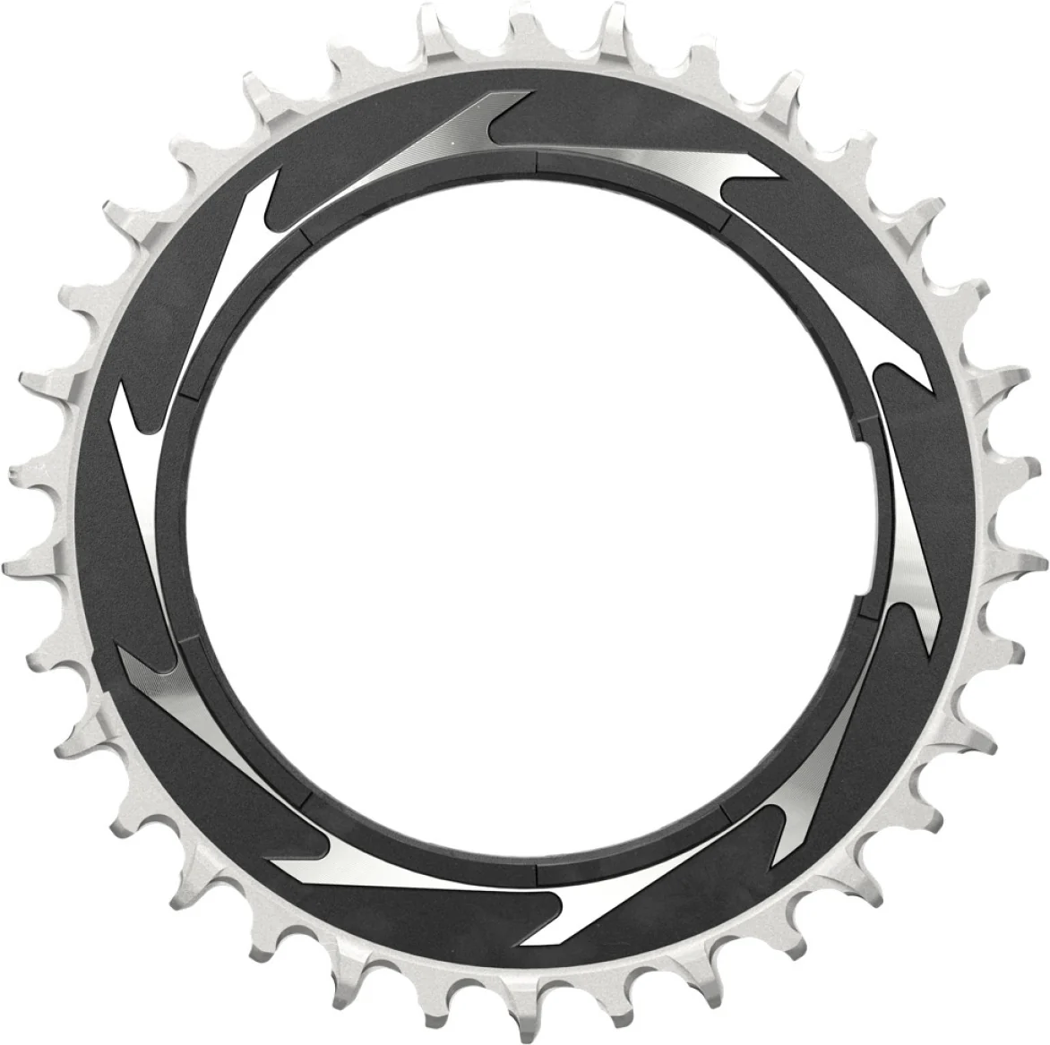 XX SL Eagle T-Type Powermeter KB, TM 3 mm Offset - schwarz/silber - Image 2