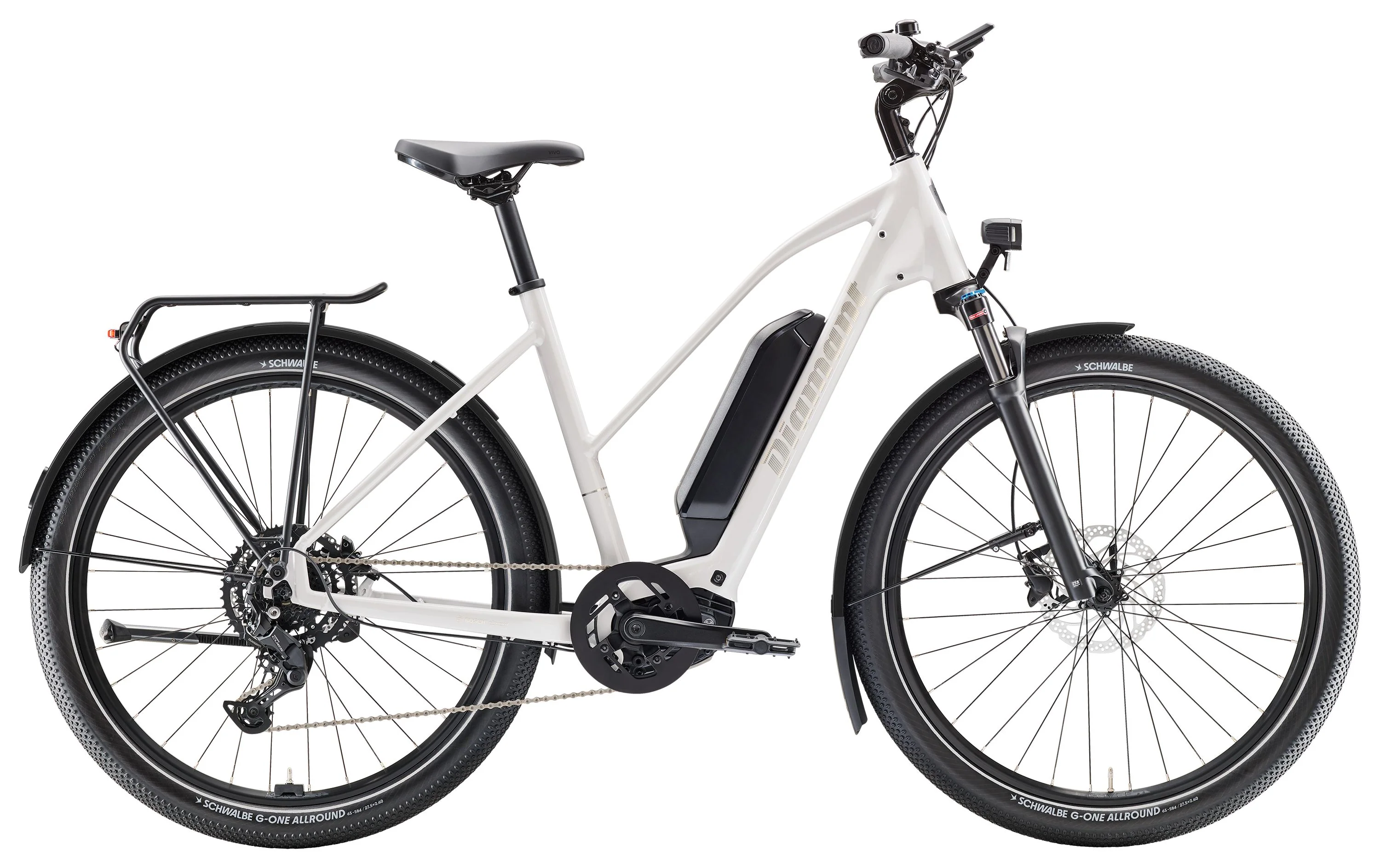 Zing Trip Core (Midstep) - Baumwollweiss Metallic 725Wh